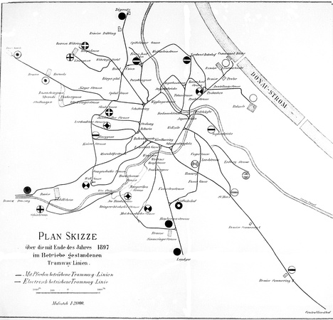 Netzplan Wien 1897