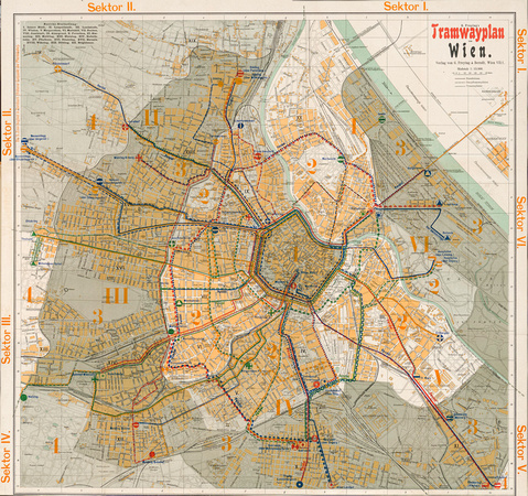 Netzplan Wien 1900