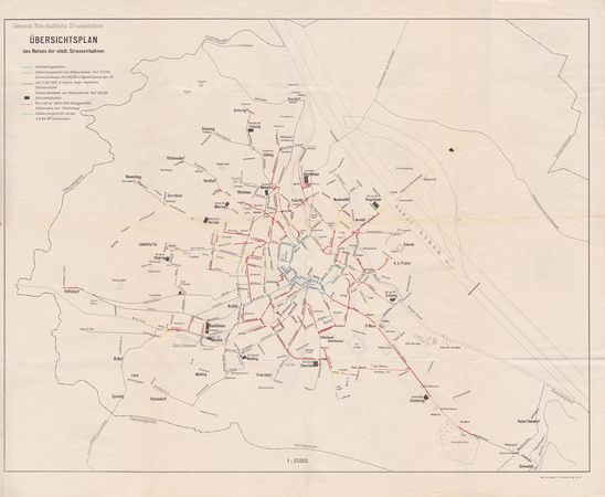 Netzplan Wien 1906