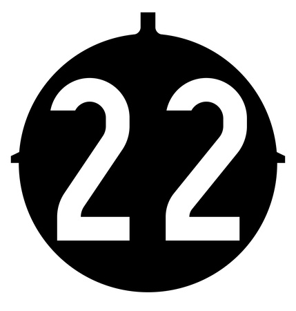 Dachsignal Linie 22