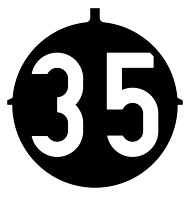 Dachsignal Linie 35