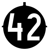 Dachsignal Linie 42 Version 1