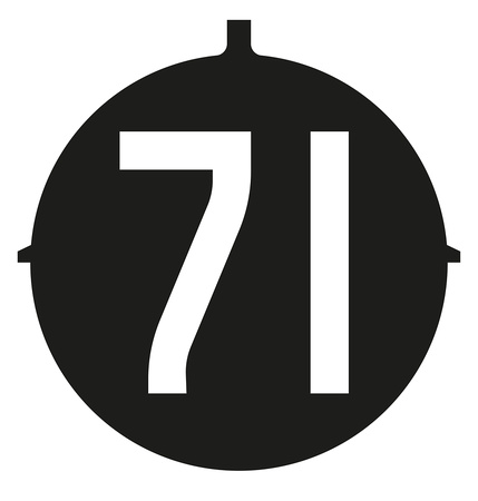 Dachsignal Linie 71