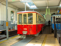Forchbahn Bw 119-Tram-Museum Zürich-Depot Burgwies-06082009-M Heussler