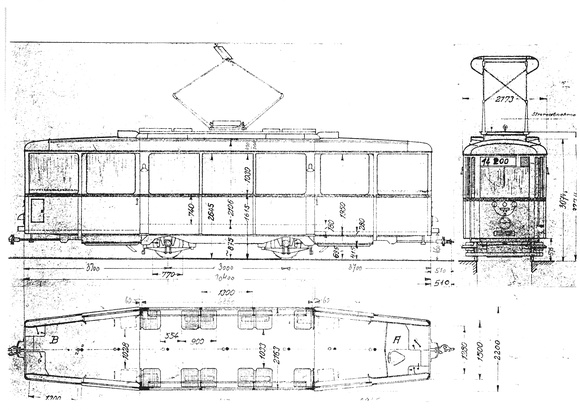 Fahrzeugskizze Type A (1944-1975)